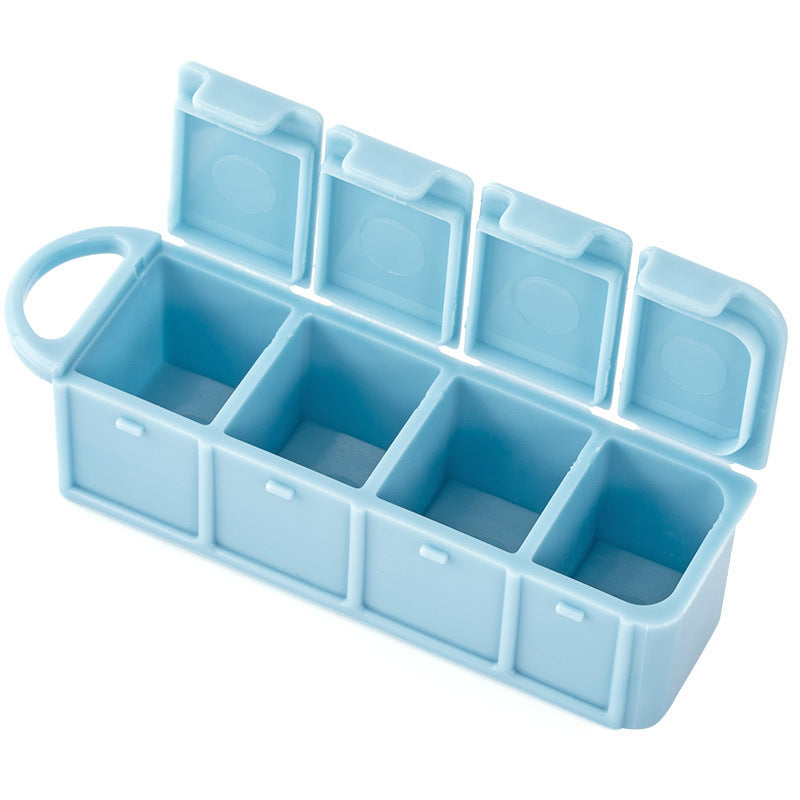Traveling On A Business Trip Portable Split Pill Box