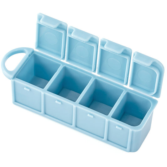 Traveling On A Business Trip Portable Split Pill Box