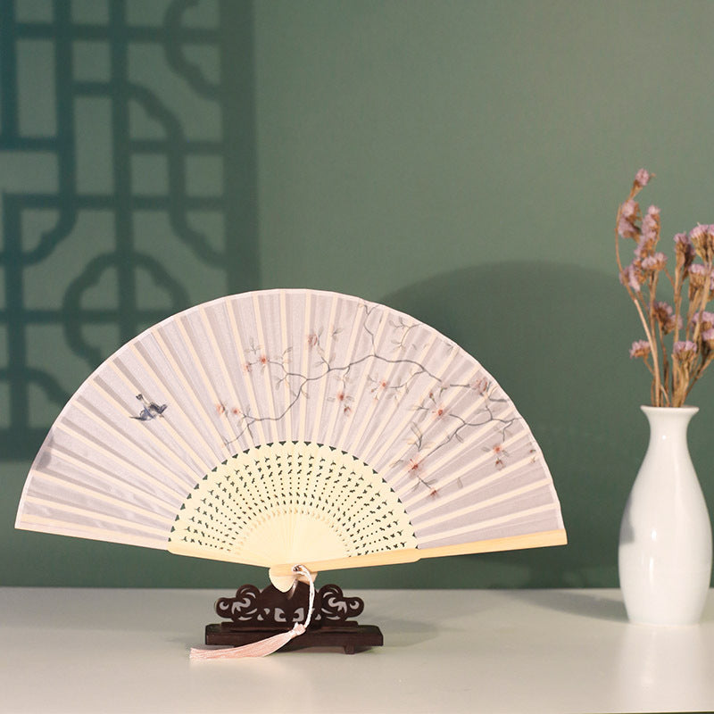 Women's Fashion Casual Carry-on Portable Folding Fan