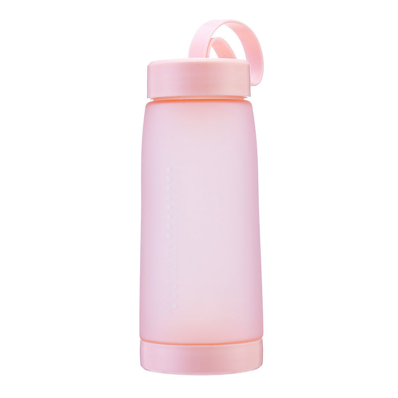 Portable Translucent Frosted Texture Carry-on Cup