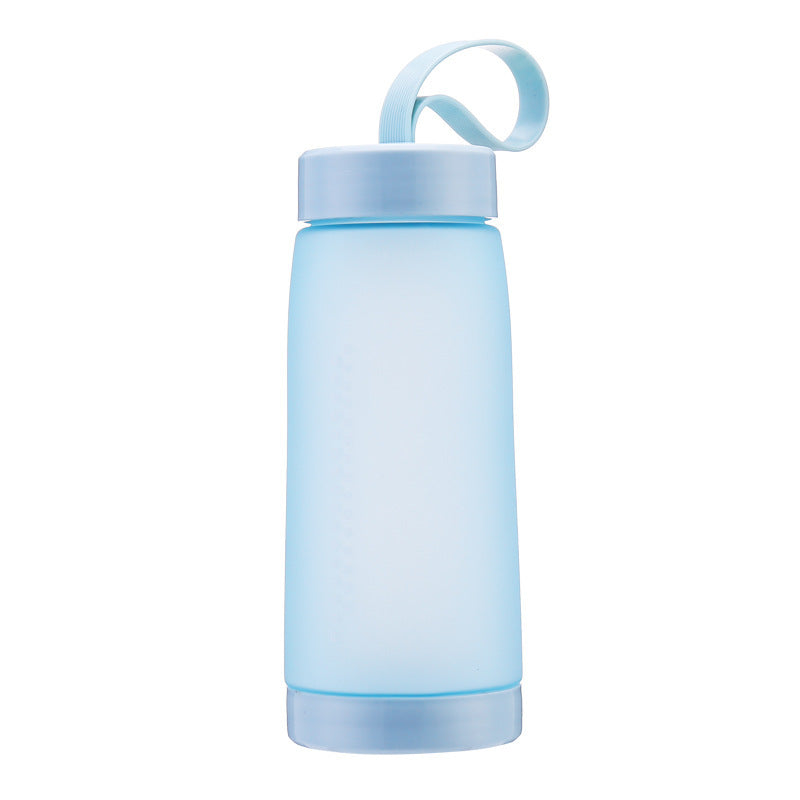 Portable Translucent Frosted Texture Carry-on Cup