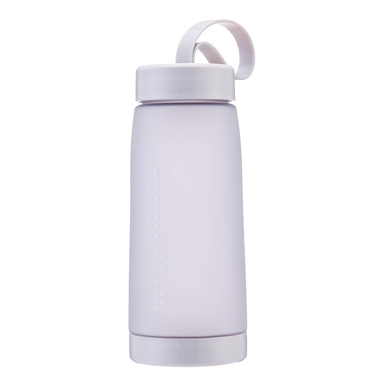 Portable Translucent Frosted Texture Carry-on Cup