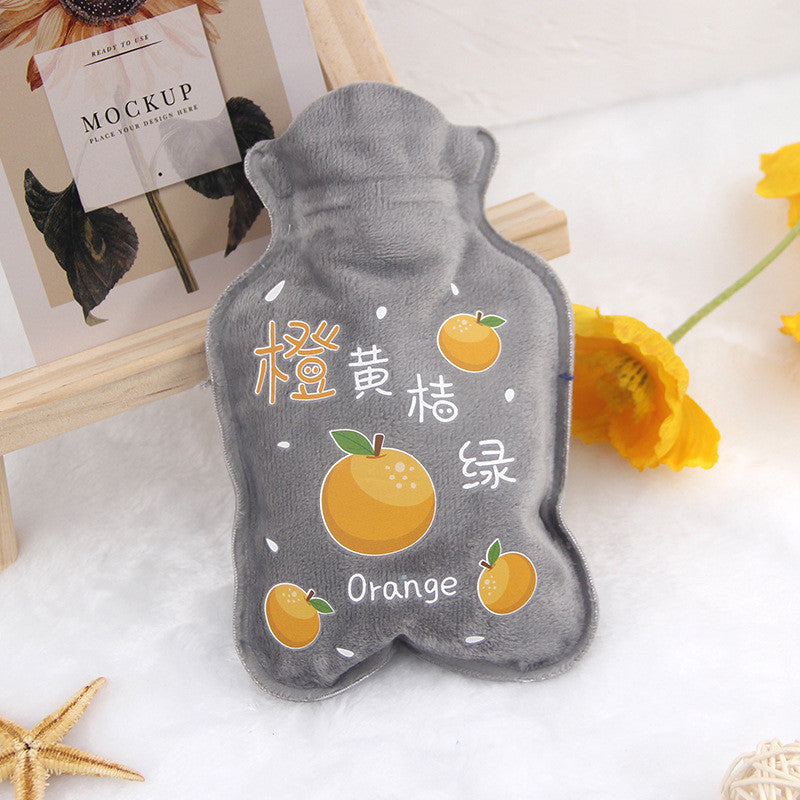 Plush Cartoon Explosion-proof High-density PVC Carry-on Injection Hot Water Bottle