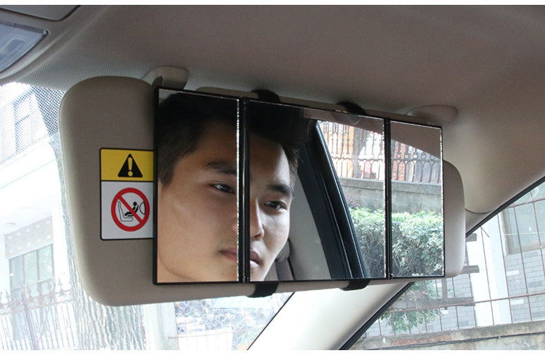 Portable Carry-on Small Car Visor Grooming Mirror