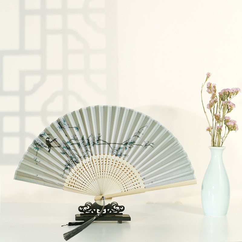 Women's Fashion Casual Carry-on Portable Folding Fan
