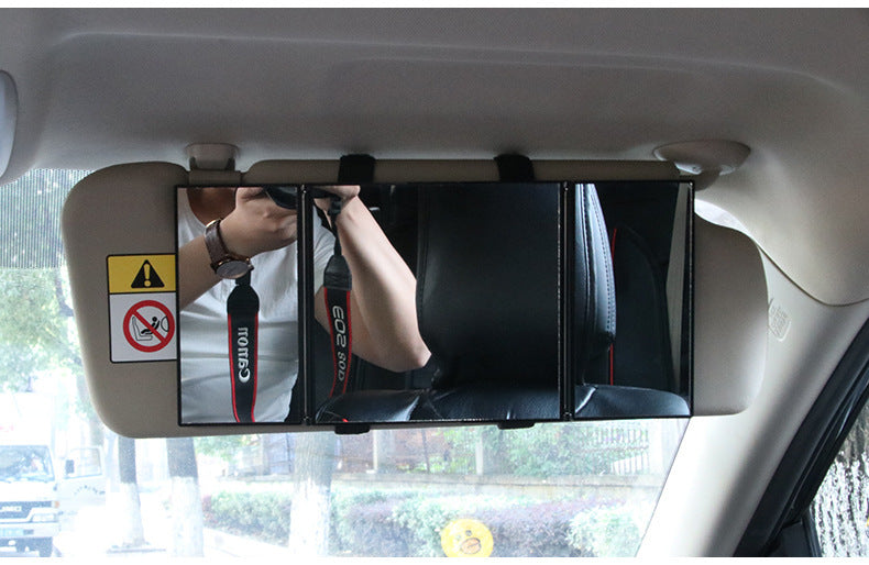 Portable Carry-on Small Car Visor Grooming Mirror