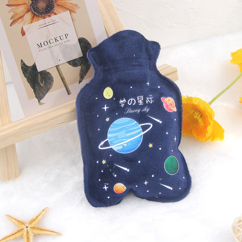 Plush Cartoon Explosion-proof High-density PVC Carry-on Injection Hot Water Bottle