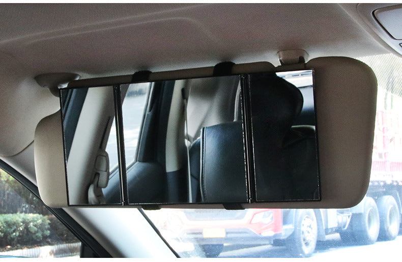 Portable Carry-on Small Car Visor Grooming Mirror