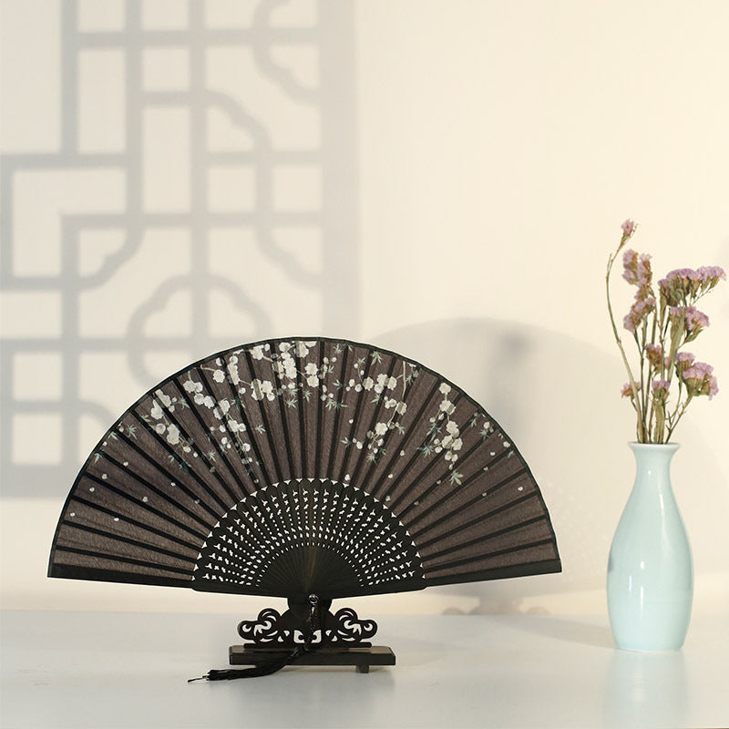 Women's Fashion Casual Carry-on Portable Folding Fan
