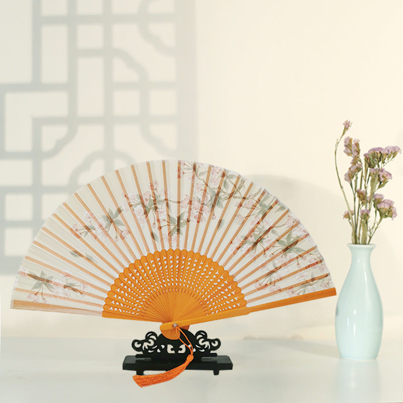 Women's Fashion Casual Carry-on Portable Folding Fan